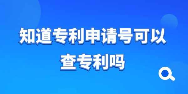 知道專利申請號可以查專利嗎？