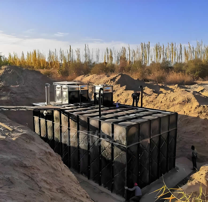 抗浮式一體化消防泵房